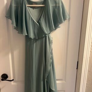 ASOS Asymmetrical Teal Dress